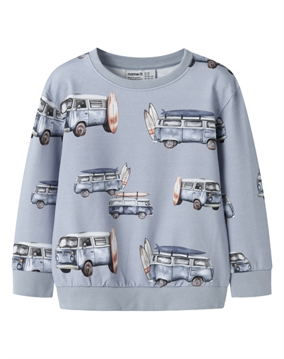 Name it - NMMJaxon Sweatshirt - Blue Fog